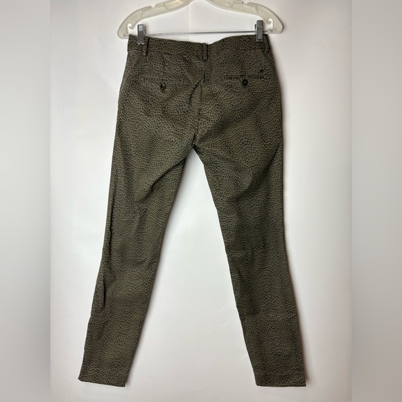 Mason's Forte Dei Marmi Army Green Leopard Print Embellished Jeans - Picture 5 of 9